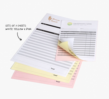 Load image into Gallery viewer, INVOICE - FULL COLOR- CON Y SIN ENUMERACÓN