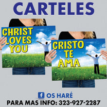 Load image into Gallery viewer, Carteles para Evangelizar 24"x18" - ($17 c/u si lleva 10 piezas)