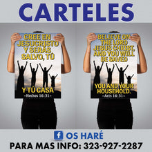 Load image into Gallery viewer, Carteles para Evangelizar 24"x18" - ($17 c/u si lleva 10 piezas)