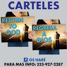 Load image into Gallery viewer, Carteles para Evangelizar 24"x18" - ($17 c/u si lleva 10 piezas)
