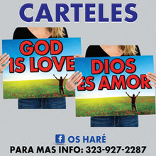 Load image into Gallery viewer, Carteles para Evangelizar 24"x18" - ($17 c/u si lleva 10 piezas)