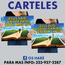 Load image into Gallery viewer, Carteles para Evangelizar 24"x18" - ($17 c/u si lleva 10 piezas)