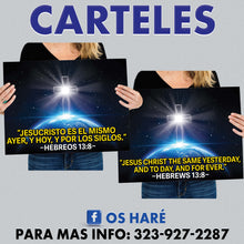 Load image into Gallery viewer, Carteles para Evangelizar 24"x18" - ($17 c/u si lleva 10 piezas)