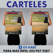 Load image into Gallery viewer, Carteles para Evangelizar 24"x18" - ($17 c/u si lleva 10 piezas)