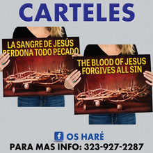 Load image into Gallery viewer, Carteles para Evangelizar 24"x18" - ($17 c/u si lleva 10 piezas)