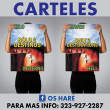 Load image into Gallery viewer, Carteles para Evangelizar 24"x18" - ($17 c/u si lleva 10 piezas)