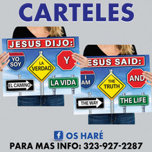 Load image into Gallery viewer, Carteles para Evangelizar 24"x18" - ($17 c/u si lleva 10 piezas)