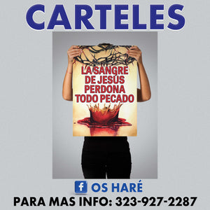 Carteles para Evangelizar 24"x18" - si lleva 6, a $17 c/u