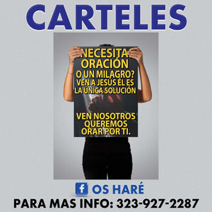 Carteles para Evangelizar 24"x18" - si lleva 6, a $17 c/u