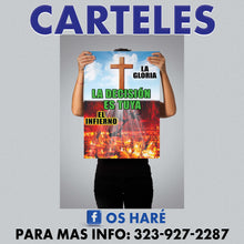 Load image into Gallery viewer, Carteles para Evangelizar 24&quot;x18&quot; - si lleva 6, a $17 c/u
