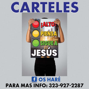 Carteles para Evangelizar 24"x18" - si lleva 6, a $17 c/u