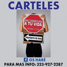 Load image into Gallery viewer, Carteles para Evangelizar 24&quot;x18&quot; - si lleva 6, a $17 c/u
