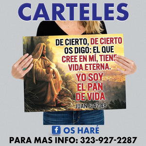 Carteles para Evangelizar 24"x18" - si lleva 6, a $17 c/u