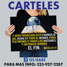 Load image into Gallery viewer, Carteles para Evangelizar 24&quot;x18&quot; - si lleva 6, a $17 c/u
