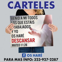 Load image into Gallery viewer, Carteles para Evangelizar 24&quot;x18&quot; - si lleva 6, a $17 c/u
