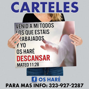 Carteles para Evangelizar 24"x18" - si lleva 6, a $17 c/u