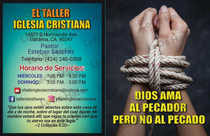 Tratados para evangelizar - PERSONALIZADOS, diferentes tamaños