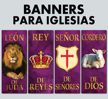 Load image into Gallery viewer, Banner para iglesia a $29.50
