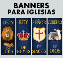 Load image into Gallery viewer, Banner para iglesia a $29.50
